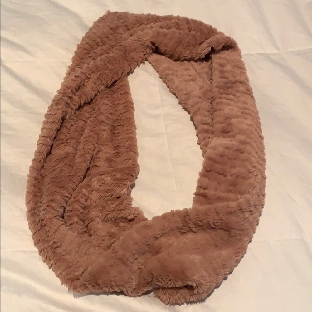 Pink infinity scarf